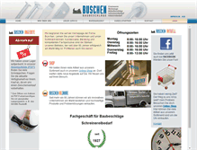 Tablet Screenshot of buschen-gmbh.de